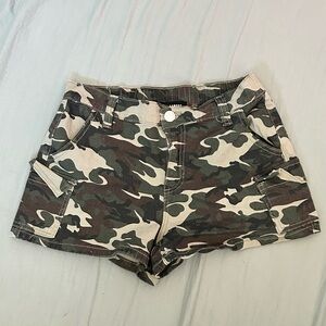 Almost Famous Camouflage Cargo Shorts
